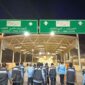 PPIH Daker Madinah saat gladi posko di kawasan Mina, Arab Saudi. Gladi Posko dipimpin oleh Kepala Satuan Operasional (Kasatop) Arafah, Muzdalifah, dan Mina (Armuzna) Harun Arrasyid. (Foto: MCH 2025)