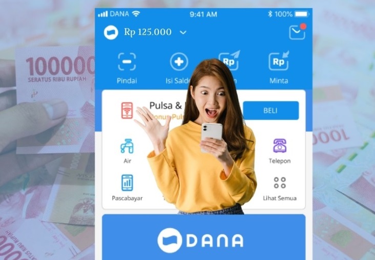 Foto: Tangkapan layar Aplikasi Dana