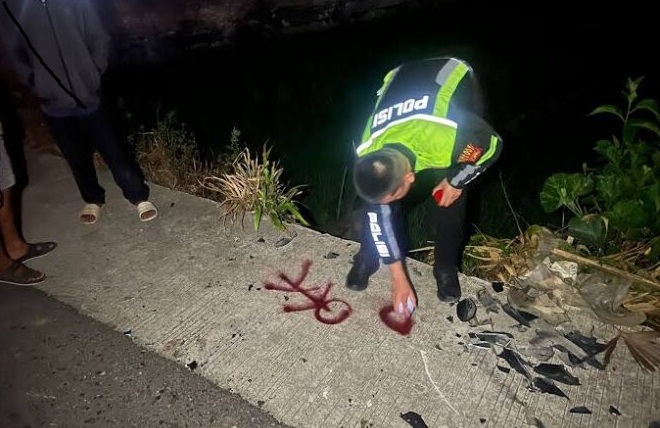 Laka Tragis di Kerinci, Dua Sepeda Motor Bertabrakan, Satu Korban Tewas di Lokasi