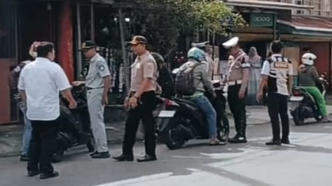 Operasi Gabungan Samsat dan Satlantas Polres Kerinci, Puluhan Kendaraan Terjaring