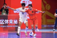 Timnas Futsal Putri Indonesia Tahan Imbang Kuatnya Thailand di AFC Women's Futsal Asian Cup 2025 (Foto: Media Officer FFI)