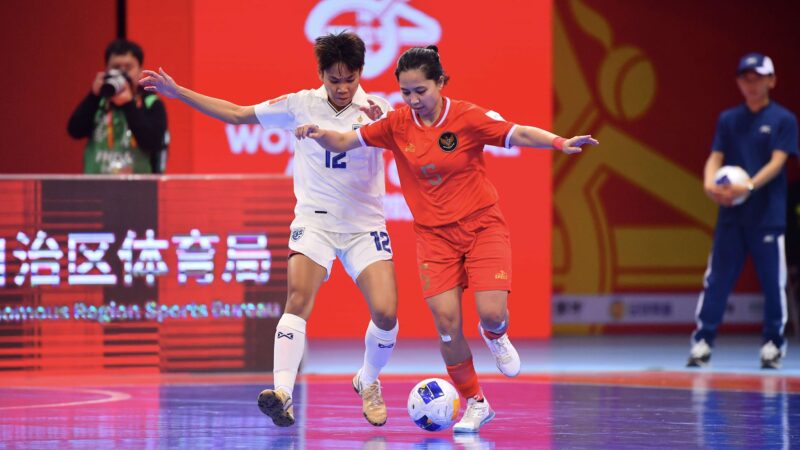 Timnas Futsal Putri Indonesia Tahan Imbang Kuatnya Thailand di AFC Women's Futsal Asian Cup 2025 (Foto: Media Officer FFI)