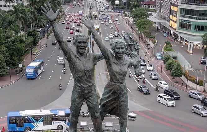Monumen Selamat Datang di Jakarta. (Foto: Google)