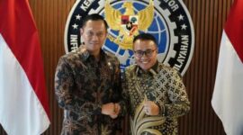 Walikota Sungai Penuh Hadiri Audiensi Bersama Menko Infrastruktur dan Pembangunan Kewilayahan RI. (Foto: Humas Pemkot Sungai Penuh)