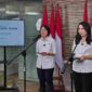 Maria Endang (kiri) dalam konferensi pers 'Perkembangan Program Cek Kesehatan Gratis' di Jakarta, Kamis (18/9/2025) (Foto: Isnaeni Hera)