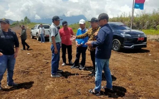 Wawako Sungai Penuh Azhar Hamzah Cek Progres TPA Renah Kayu Embun (Humas)