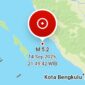 Gempa 5,2 Magnitudo Guncang Mukomuko, Terasa Hingga Sungai Penuh dan Kerinci (Foto: bmkg)
