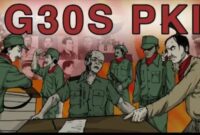 Ilustrasi pemberontakan Gerakan 30 September alias G30S/PKI (Foto: Kesbangpol Kulonprogokab)