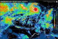 Visualisasi citra satelit prakiraan cuaca ibu kota provinsi se-Indonesia, Jumat (26/9/2025). (Foto: BMKG)