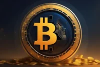 Ilustrasi aset kripto Bitcoin. (Foto By AI)