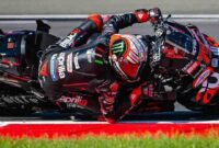 Pebalap Aprilia, Marco Bezzecchi, saat berlaga di MotoGP Mandalika 2025 (Foto: Ig @marcobez72)