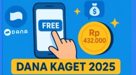 Dapat Saldo DANA Gratis Rp432.000! Begini Cara Klaim Lewat Fitur DANA Kaget (Foto: radartasik)