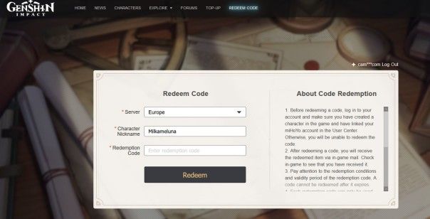 Tukarkan kode redeem Genshin Impact terbaru untuk mendapatkan hadiah gratis seperti Primogem yang sangat berharga. (Foto: One ESport)