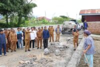 Wako Alfin Cek Langsung Proyek Jalan Inpres Tanjung Mudo, Pastikan Mutu dan Manfaatnya (Foto: Humas)