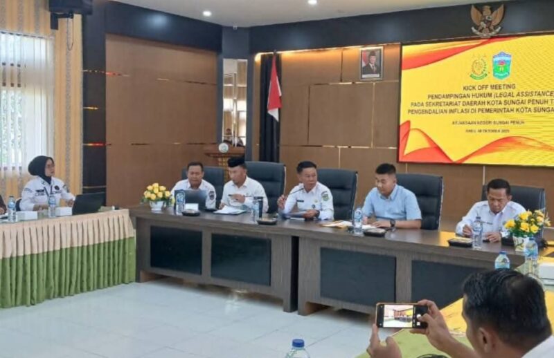 Sekda Alpian Tegaskan Sinergi Pemkot dan Kejaksaan Kendalikan Inflasi (Foto: Humas)