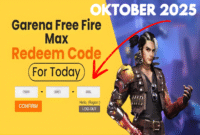 Garena kembali membagikan kode redeem Free Fire terbaru Oktober 2025, dengan beragam hadiah premium. (Sumber: Garena)
