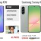 Samsung Galaxy A56 (kanan) dan Galaxy A36 (kiri) menawarkan spesifikasi yang menarik di kelas menengah, namun dengan beberapa perbedaan kunci. (Sumber: GSMArena)