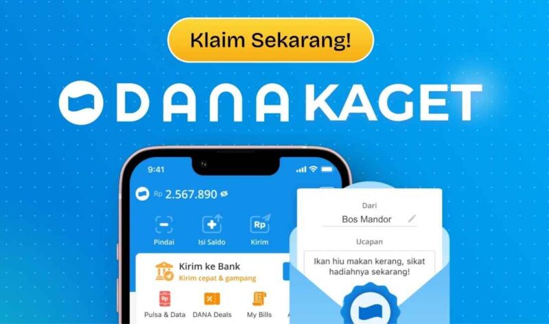 Buruan! Link DANA Kaget 1 November 2025 Bagi-Bagi Saldo Rp300 Ribu untuk Pengguna Cepat
