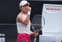 Petenis putri Indonesia Janice Tjen saat berlaga di WTA 250 Sao Paulo (Foto: Instagram/@janicetjen)