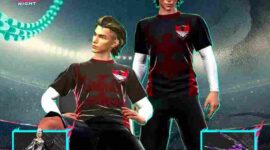 Poster resmi pengumuman hadirnya jersey latihan timnas Indonesia dalam game online Free Fire (Foto: Instagram/freefirebgid)