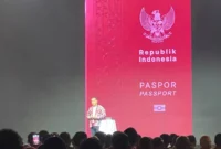 Dirjen Imigrasi Kemkumham Silmy Karim di Launching Desain Baru Paspor Republik Indonesia di Kempinski Grand Ballroom, Jakarta belum lama ini. Foto: Istimewa

