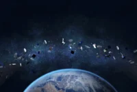 Ilustrasi sampah luar angkasa. Foto: Dabarti CGI/Shutterstock