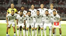 Pemain Timnas Indonesia saat melawan Timnas Lebanon pada pertandingan FIFA Matchday di Stadion Gelora Bung Tomo, Surabaya, Jawa Timur, Senin (8/9/2025). Foto: Rizal Hanafi/ANTARA