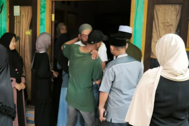 Suasana rumah duka almarhum siswa SMPN 19 Tangsel yang mengalami bullying. Foto: Dok. Istimewa