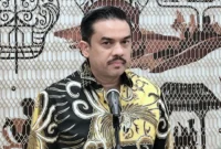 Menteri UMKM Maman Abdurrahman manghadiri konferensi pers di Kantor Kemendag, Jakarta, Senin (17/12025). Foto: Widya Islamiati