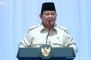 Presiden Prabowo Subianto memberikan sambutan dalam Peluncuran Program Digitalisasi Pembelajaran di SMPN 4 Bekasi, Jawa Barat, Senin (17/11/2025). Foto: YouTube/Sekretariat Presiden