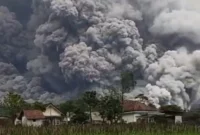 Luncuran awan panas Gunung Semeru, Rabu (19/11/2025). Foto: Dok. Istimewa