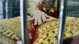 Ilustrasi harga emas perhiasan Sumber; Antara