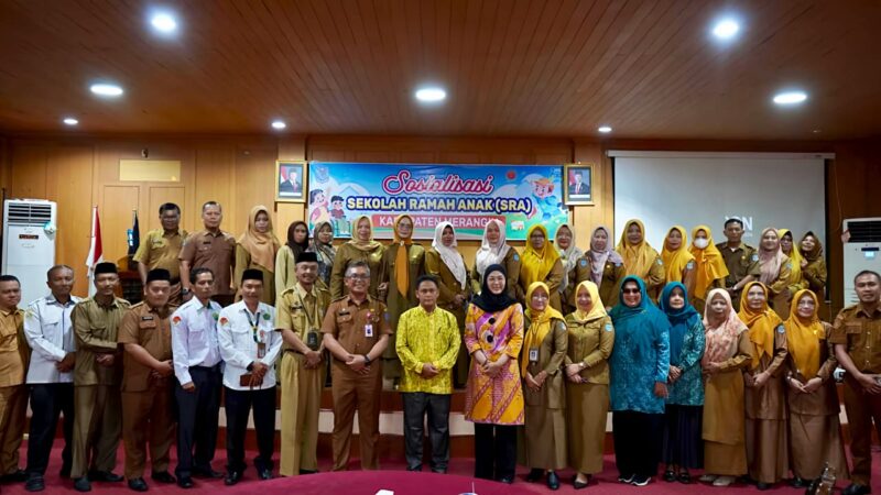 Merangin gelar sosialisasi Sekolah Ramah Anak untuk memperkuat perlindungan anak di satuan pendidikan. Foto: Diskominfo Merangin