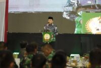 Gubernur Jambi Al Haris di HUT ke-66 Korem 042/Gapu. Foto dok Kominfo Jambi