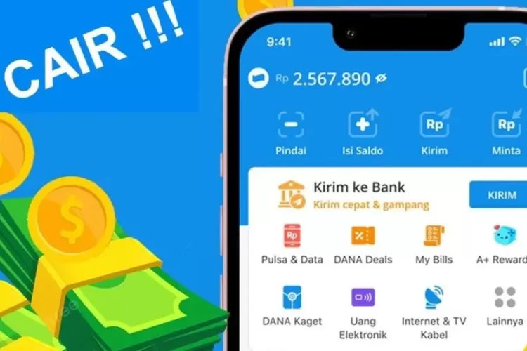 Cek Link DANA Kaget. Ilustrasi. 