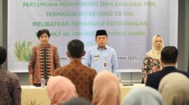 Pemprov Jambi Gelar Pertemuan Monev PPM, Bahas Intervensi TB–HIV Bersama Pemangku Kepentingan. (Foto : Diskominfo Provinsi Jambi) 