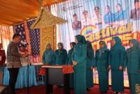 Wako Alfin kukuhkan Bunda Literasi Kota Sungaipenuh dan Bunda Literasi se-Kecamatan Kota Sungaipenuh tahun 2025, Foto (Diskominfo)