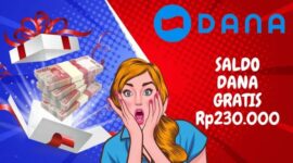 Dapatkan suntikan saldo DANA gratis hingga Rp230.000 ke dompet elektronik dengan klik link hari ini