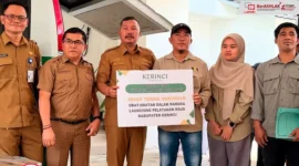 PT KMH Serahkan Bantuan Obat dan Alat Medis ke RSUD Kerinci