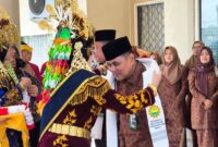 Penyambutan Kafilah MTQ ke 54 Tingkat Provinsi Jambi tahun 2025 di Kabupaten Muaro Jambi (foto : Humas Kemenag Muaro Jambi)