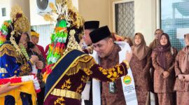 Penyambutan Kafilah MTQ ke 54 Tingkat Provinsi Jambi tahun 2025 di Kabupaten Muaro Jambi (foto : Humas Kemenag Muaro Jambi)