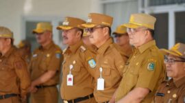 Bupati, Monadi, Wakil Bupati, Murison dan Sekda, Zainal Effendi. Foto : Istimewa