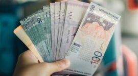 Ilustrasi uang ringgit Foto: Shutterstock