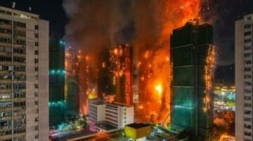 Kebakaran Apartemen di Hong Kong