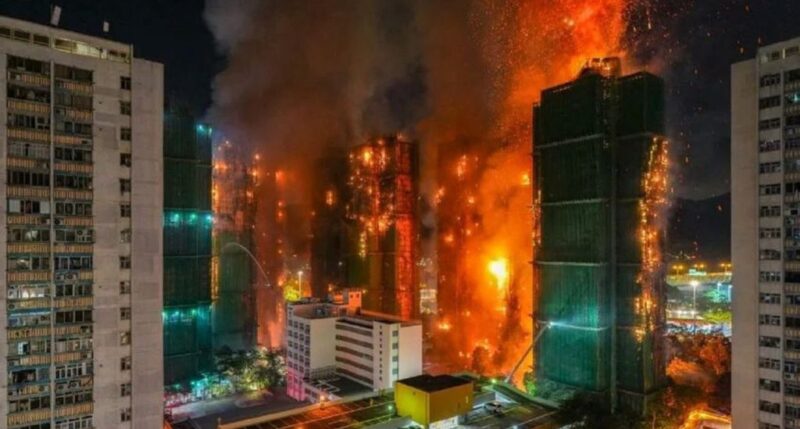 Kebakaran Apartemen di Hong Kong