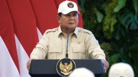 Presiden  Prabowo melepas keberangkatan Kontingen Indonesia untuk Sea Games Thailand di Istana Merdeka, Jakarta, Jumat (5/12/2025) petang.