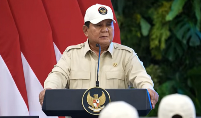 Presiden  Prabowo melepas keberangkatan Kontingen Indonesia untuk Sea Games Thailand di Istana Merdeka, Jakarta, Jumat (5/12/2025) petang.