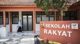Sekolah Rakyat, kompleks Balai Besar Pelatihan Vokasi dan Produktivitas (BBPVP) Semarang, Jawa Tengah. 