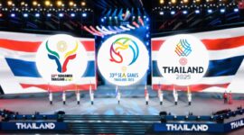 Pembukaan SEA Games di Thailand. 