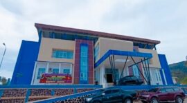 Gedung Perumda Tirta Sakti. 